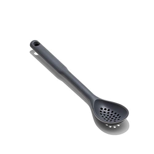 Image of OXO Good Grips Silicone Slotted Spoon - Peppercorn