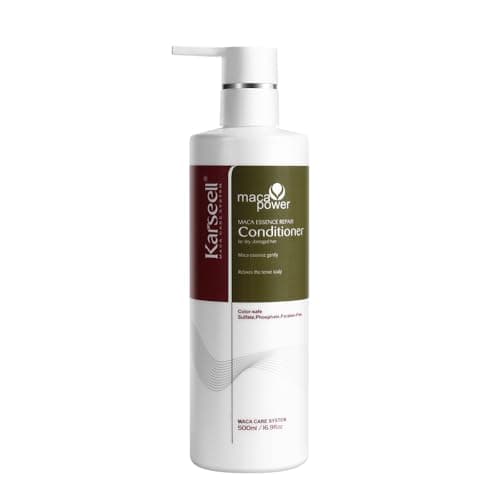 Image of Karseell Maca Essence Hair Conditioner Argan Oil Deep Restores Hair Treatment Smooth Glossy for Dry and Damaged Hair 500ml