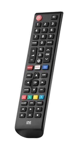 Image of One For All Samsung TV Replacement remote – Works with ALL Samsung TVs – Learning feature -URC4910