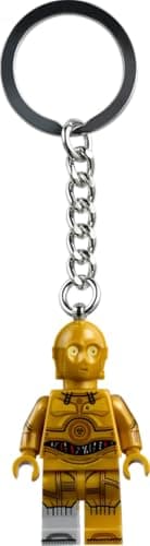 Image of LEGO Star Wars C-3PO Minifigure Key Chain, Gold Protocol Droid, 854313