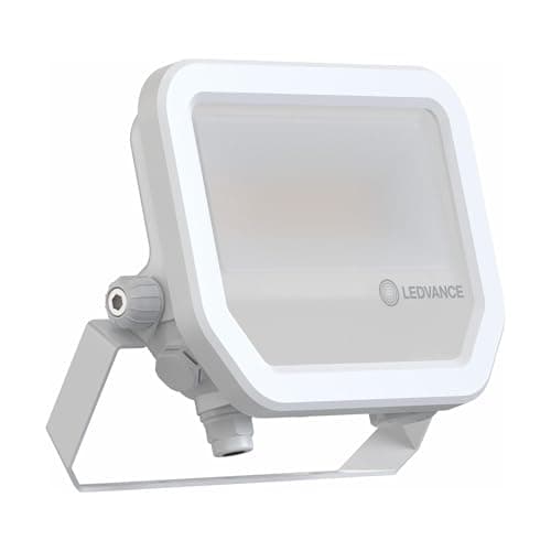 Image of Ledvance LED Floodlight Aluminium White 17W 2400lm 100D - 840 Cool White | IP66 - Symmetrical