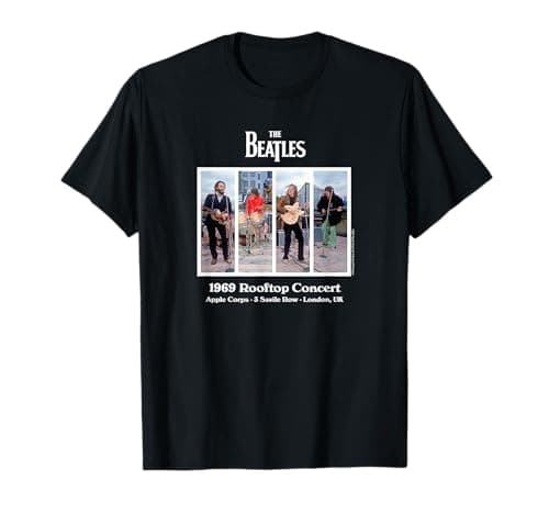 Image of The Beatles - Rooftop Concert 1969 T-Shirt