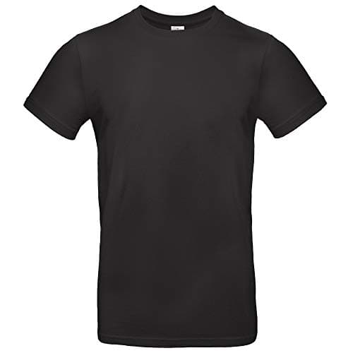 Image of B&C Mens #E190 Tee - Black - XL
