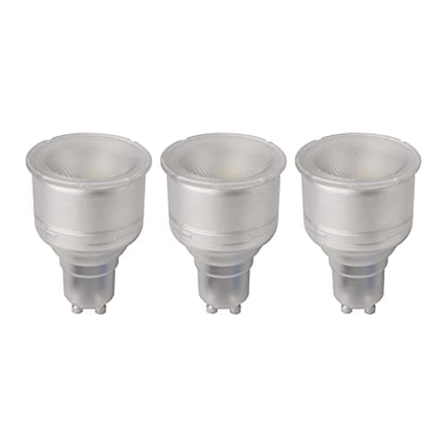 Image of Megaman GU10 74 mm Long Neck Reflector Dimmable LED Lamp, 5 Watt, 2800K Colour Temperature, Warm White 3 Packs