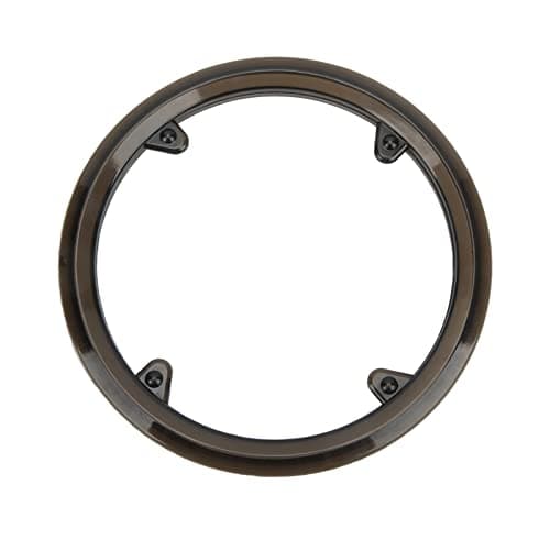 Image of Keenso Chain Guard, Black Bike Sprocket Ive Cover with 4 Holes Plastic Bike Chainwheel Ive Guard Cover Bike Chainring Guard for Bicycle Sprocket Cranksets Guard Protector Cover