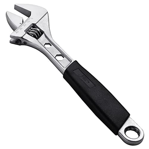 Image of Jetech Adjustable Spanner - Professional Adjustable Wrench Shifting Spanner with Large Opening (Black, 300mm)