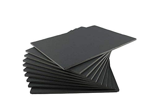 Image of House of Card & Paper Black Foam Board A1 Size 594x840 x5mm 10 Sheets per Carton