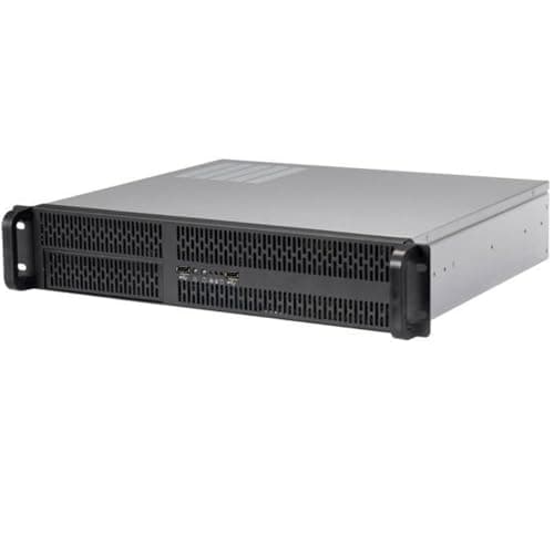 Image of RackOwl 2U Server Chassis, Server Case; 4X 3.5/2.5" HDD Bays, 1x 5.25 Device, Support Micro-ATX Motherboard; Rear Fans: 2X 80mm, Size: 16.9"x 3.5"x 15.0"