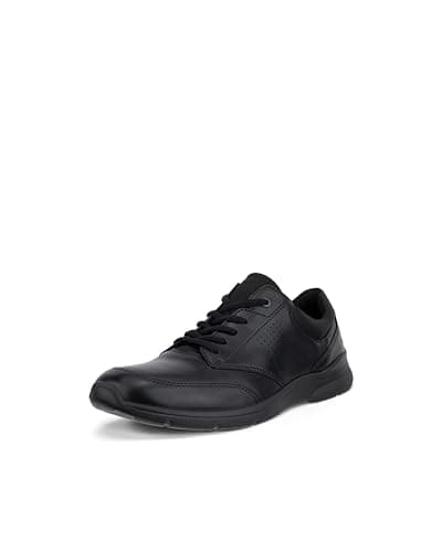 Image of ECCO Men's Irving Sneakers Lace-Up, Black, 7.5 UK