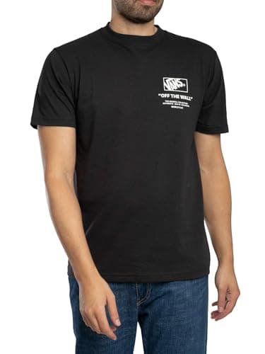Image of Vans Stacked Hi SS Tee, Black/White, M