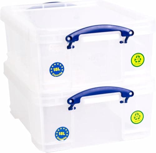 Image of Really Useful Storage Box 18 Litre Pack of 2