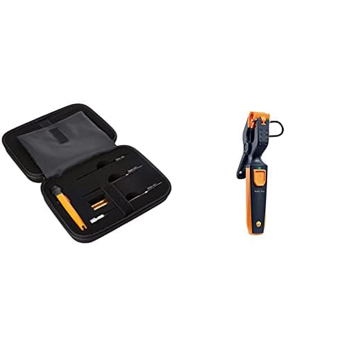 Image of Testo 915i kit - Thermometer with 3 x temperature probes (TC Type K) & 115I Bluetooth Clamp Thermometer Smart Probe 0560 2115 02