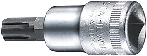 Image of Stahlwille STW54CVM10 1/2-Inch Drive M10 Spline Drive Socket - Silver