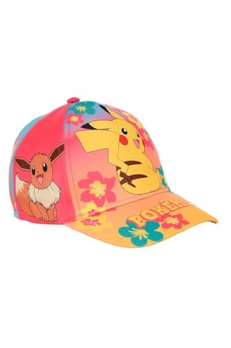 Image of Pokémon Girls Cap, Pikachu Squirtle Eevee Charmander Mew Baseball Cap, Children's Summer Cap