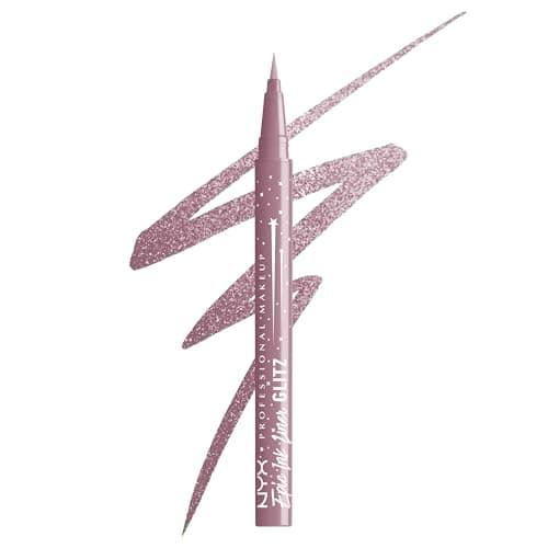 Image of NYX Professional Makeup Epic Ink Jeans Glitz Liquid Eyeliner, Long-Lasting Waterproof Eyeliner With Glitter, Easy to Use, 1 Swipe Glitter Liner, Shade: Shimmer Stitch