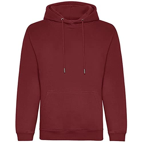 Image of AWDis Just Hoods JH201 Unisex Organic Hoodie - Burgundy - 3XL