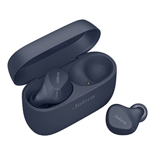 Image of Jabra Elite 4 Active In-Ear Bluetooth Earbuds - True Wireless Ear Buds with Secure Active Fit, 4 built-in Microphones, Active Noise Cancellation and Adjustable HearThrough Technology - Navy