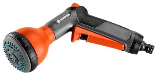 Image of Gardena Classic Multi Sprayer: Garden Sprayer for Watering beds and Potted Plants, Three Spray Patterns, Frost Protection, Single-Hand Operation (18313-20)