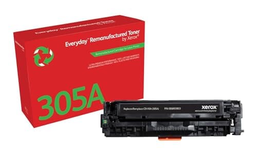 Image of Xerox Everyday Compatible HP 305A CE410A Black Toner, Standard Capacity, Remanufactured