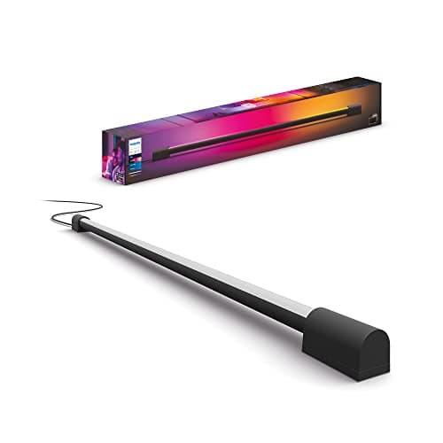 Image of Philips Hue NEW Gradient Tube [Small - White] Smart Light for Syncing with Entertainment and Media, with Bluetooth. Works with Alexa, Google Assistant and Apple Homekit