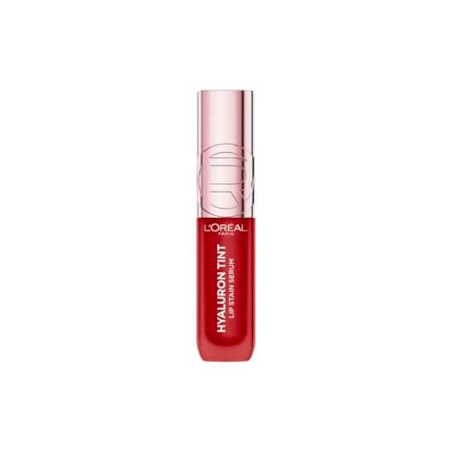 Image of L'Oréal Paris Hyaluron Lip Stain Serum, Hydrating Lip Tint & Cheek Stain, Up to 2x More Hydrated Lips 12-Hour Longwear, Infused with Hyaluronic Acid, Shade 420 Le Rouge Paris