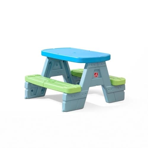 Image of Step2 Sun & Shade Picnic Table with Umbrella