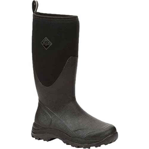 Image of Muck Boots Men's Outpost Fleece Lined Waterproof Pull on Boot, Black, 11