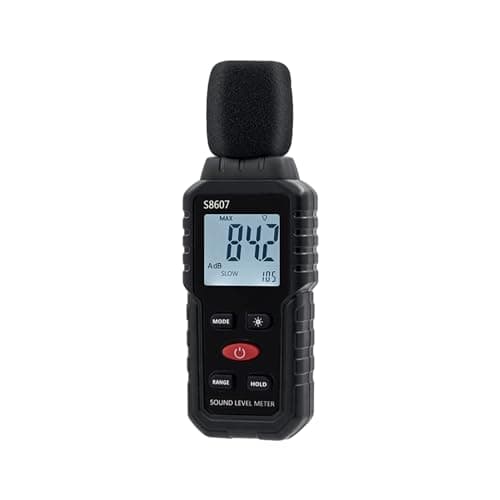 Image of Mcbazel Decibel Sound Meter,Noise Meter Tester 30-130dB Measuring Range with A Weighting,Digital Sound Level Meter Backlight With LCD Display, for Data Hold,Use for Noisy Neighbor Home,factories