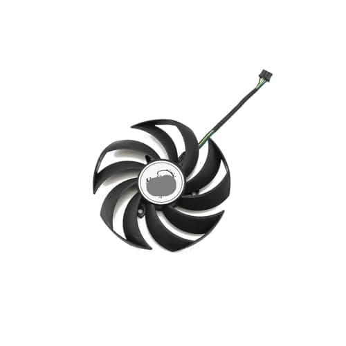 Image of HKVTVCYPYA 95MM 4PIN PLD10010S12HH GPU Fan Comaptible For MSI Radeon RX 6700 XT Gaming X GeForce RTX 3060 Ti Graphics Video Card(B-Fan)