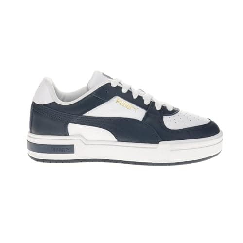 Image of PUMA Men's Ca Pro Classic Sneaker, Puma White/Club Navy/Puma Team Gold, 7.5