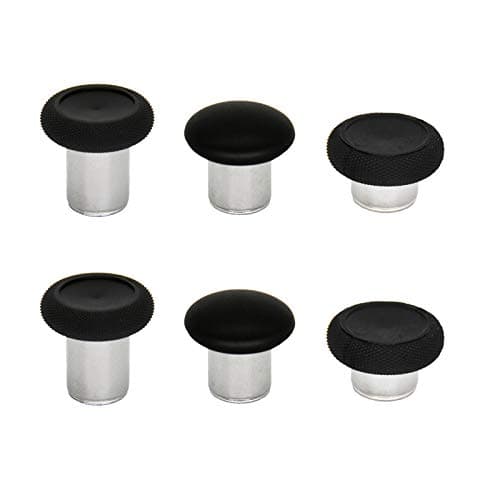 Image of Metal Thumbsticks Joysticks Buttons Replacement for Xbox One Elite Controller (Model 1698) - Black