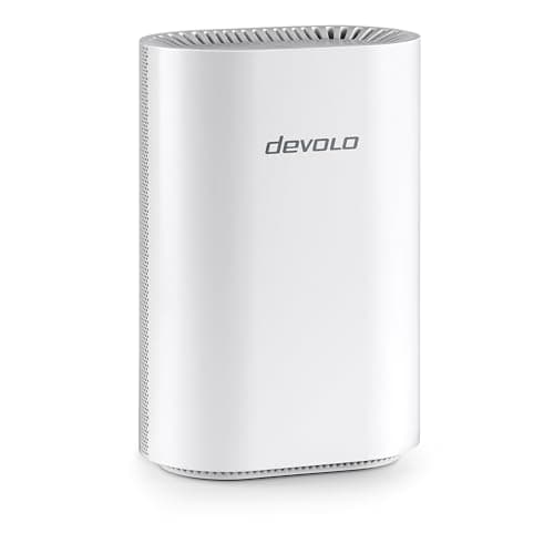 Image of devolo WiFi 7 Mesh BE6500 Extension, High-speed mesh Wi-Fi system, Wi-Fi extender, up to 6,500 Mbps, 2.5 Gigabit Ethernet port, white
