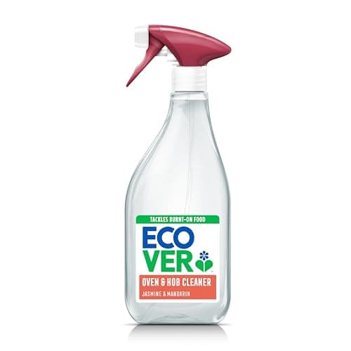 Image of Ecover Oven & Hob Cleaner Spray, Cuts through Grease, Grime And Burnt Food, Fresh Jasmine & Mandarin Scent 1 x 500ml