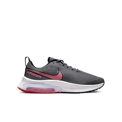 Image of NIKE Air Zoom Arcadia Sneaker, Smoke Grey/Siren Red-Black, 35.5 EU