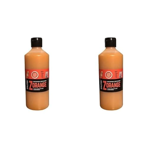 Image of Rozalex Zalpon Zorange Extra Heavy-Duty Hand Cleaner 500ml Flip-Top (Pack of 2)