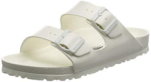 Image of Birkenstock Men's Arizona Eva Mules, White, 9 UK