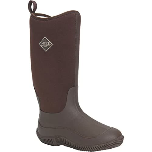 Image of Muck Boots Women's Hale Fleece/Fur Fleece Lined Waterproof Pull on Boot, Brown, 5