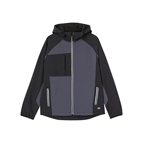 Image of Dickies - Outerwear for Men, Two Tone Softshell Jacket, Waterproof, Grey/Black, XL