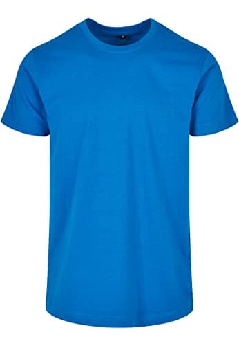 Image of Build Your Brand Men's Basic Round Neck T-Shirt T-Shirt, Cobalt Blue, XXL