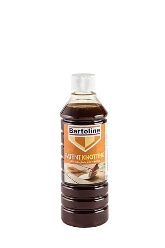 Image of Bartoline Patent Knotting 500ml – Quick-Drying Knot Sealer for Wood – Ideal for Paint, Wax & Polish Prep