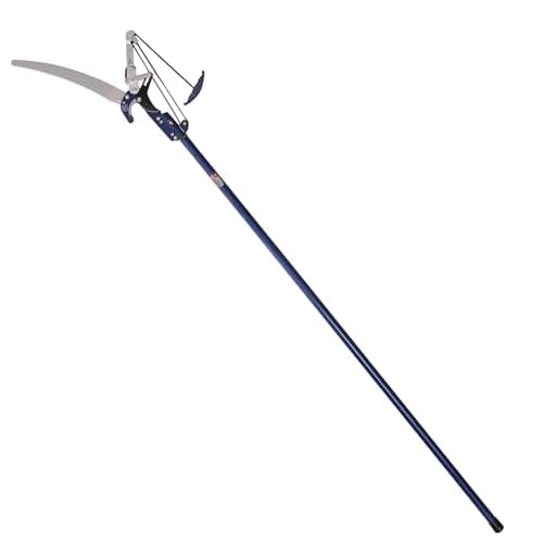 Image of Spear & Jackson 4945RP Ratchet Action Telescopic Tree Pruner, Extendable Long Reach Trimmer with High Carbon Steel Saw, Easy Pruning & Cutting for Trees, Twigs and Branches, Extends up to 2.98m (117")