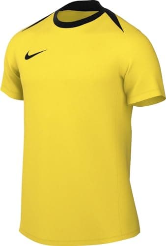 Image of Nike FD7592-719 Dri-FIT Academy Pro 24 SS Top K Sweatshirt Men's Tour Yellow/Black/Black Size M