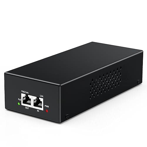 Image of YuanLey Gigabit PoE Injector 90W, PoE++ Injector Converts Non-PoE to PoE++, IEEE 802.3bt/at/af, 10/100/1000Mbps Ultra PoE Adapter Plug & Play, Up to 325 Feet, Metal Case Desktop/Wall-Mount