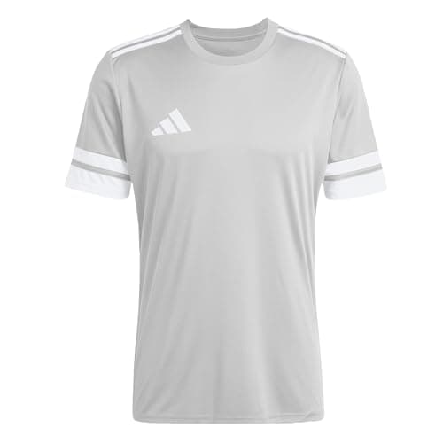 Image of adidas Men's SQUADRA25 Jersey Short Sleeve, Team Light Grey/White, L