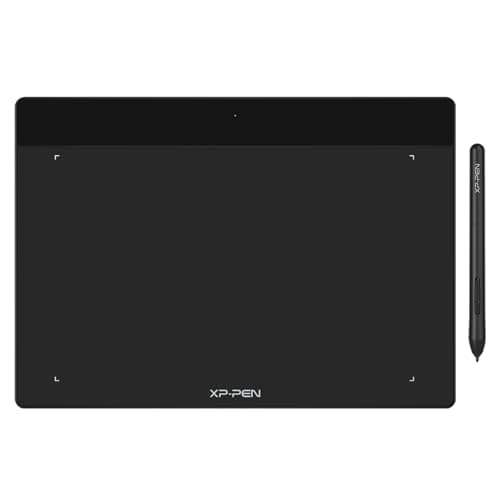 Image of XP-Pen Deco Fun L Drawing Graphic Tablet 10x6 Inches with 8192 Levels Passive Stylus and 60 Degree Tilt Compatible Mac Windows Chrome OS and Android - Black