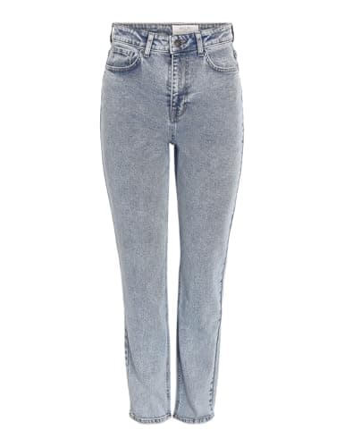 Image of Noisy may NMDAISY HW MOM FIT Jean AZ393LB FWD NOOS, Light Blue (Light Blue Denim), 28W x 32L