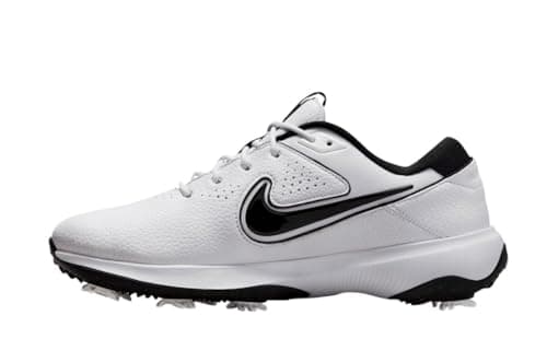 Image of Nike Victory Pro 3 Men's Golf Shoes (Wide) (DX9028-101, White/Pure Platinum/Black), White/Black, 9.5 UK
