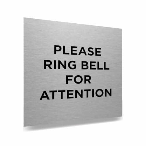 Image of Slimline Aluminium Custom Office Door Sign by ViroDisplay® – Rigid Aluminium – 100 x 100mm - Customisable Office Sign – Durable Printed Surface – Self-Adhesive Fixing