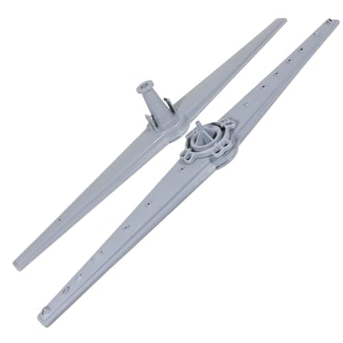 Image of SPARES2GO Upper and Lower Spray Arm for Bush BFSNB12B BFSNB12W BFSSAE12B BFSSAE12W Dishwasher