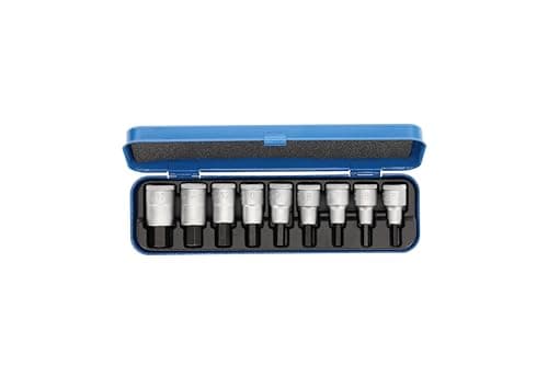 Image of GEDORE Bit Set, Screwdriver bit Socket Set for Allen Head Screws, 9-pc., Screwdriver bits, Tool, in 19 PM